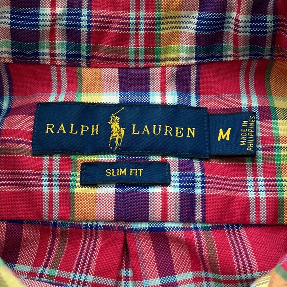 Ralph Lauren - Plaid Button Down - Slim Fit - Picture 2 of 5